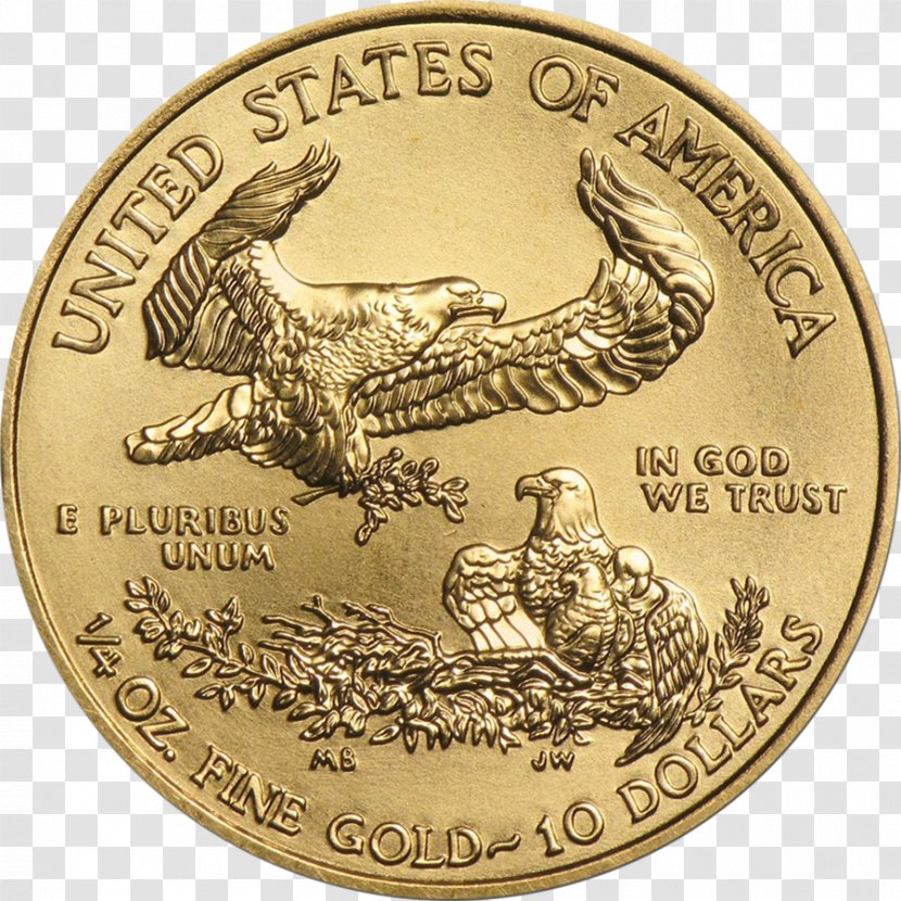 American Gold Eagle Bullion Coin - Badge - Coins Usa Transparent PNG