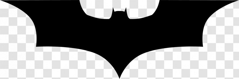 Batman Stencil Silhouette Logo - Art - Begins Transparent PNG