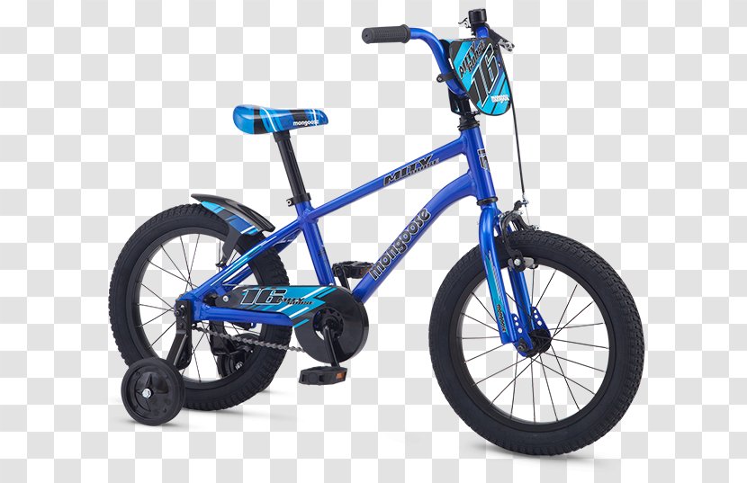 Mongoose Bicycle Blue Mountain Bike BMX - Vehicle Transparent PNG