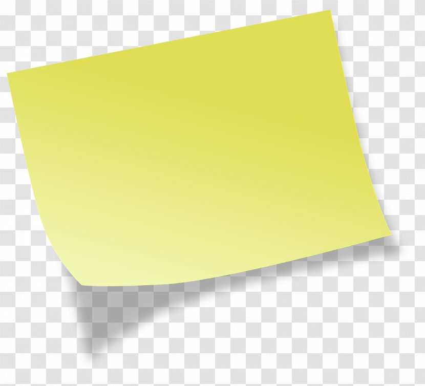 Rectangle Yellow - Shadow Transparent PNG