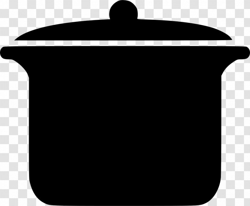 Cookware Rectangle - Black And White - Design Transparent PNG