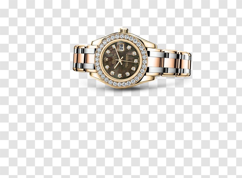 Rolex Watch Jewellery Gold Diamond - Strap Transparent PNG