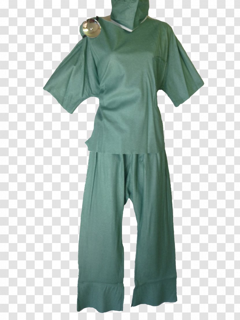 Shoulder Scrubs Sleeve Dress Costume Transparent PNG