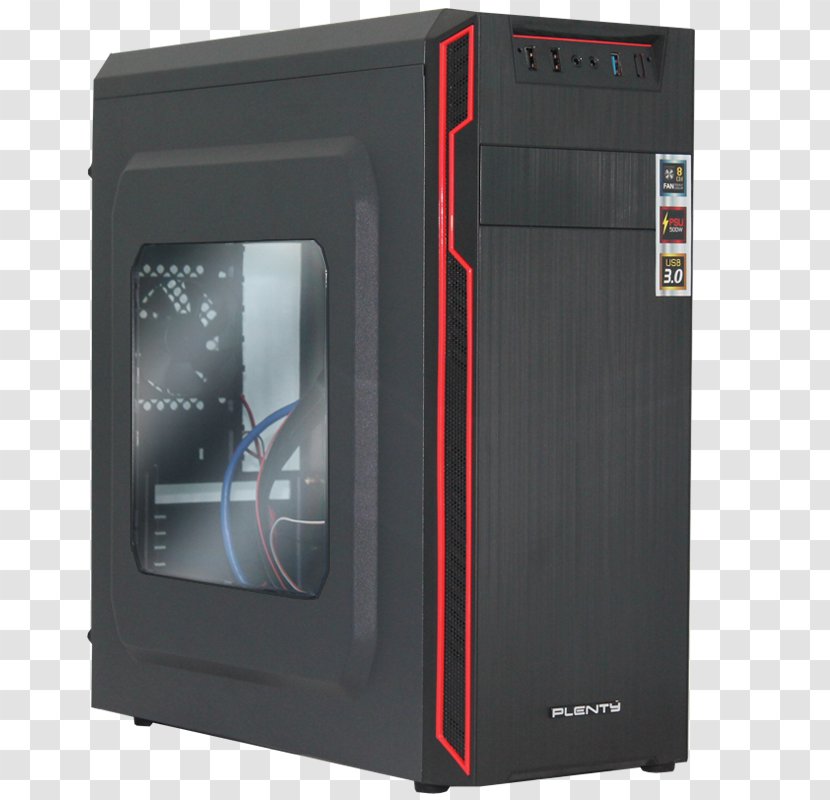 Computer Cases & Housings Red ATX - Component - Design Transparent PNG