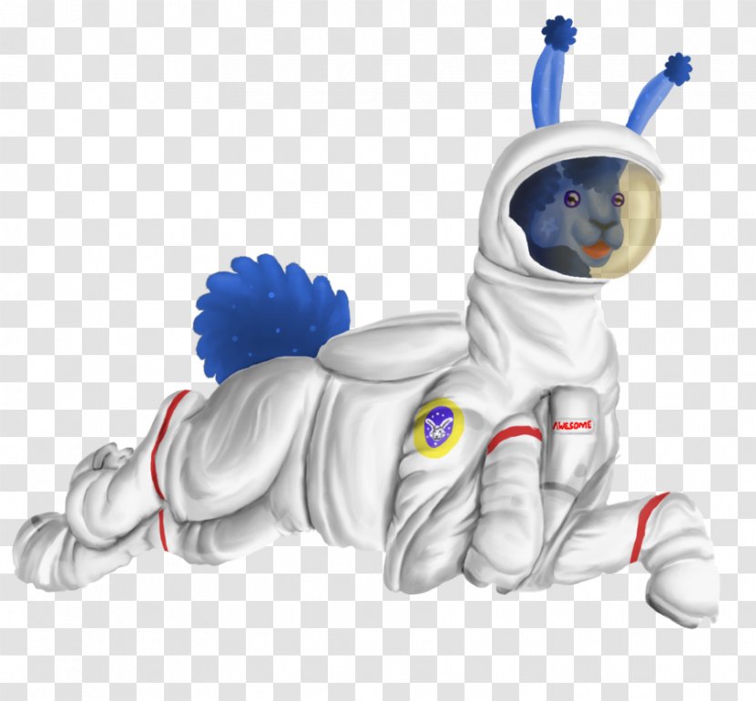 Llama Astronaut Space Suit Animal Outer - Paw Transparent PNG