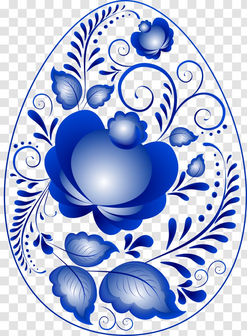 Gzhel Ornament Painting - Ceramic - Norouz Transparent PNG