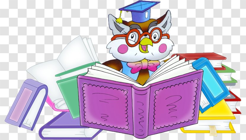 Reading Owl Notepad Free Content Clip Art - Love Cliparts Transparent PNG