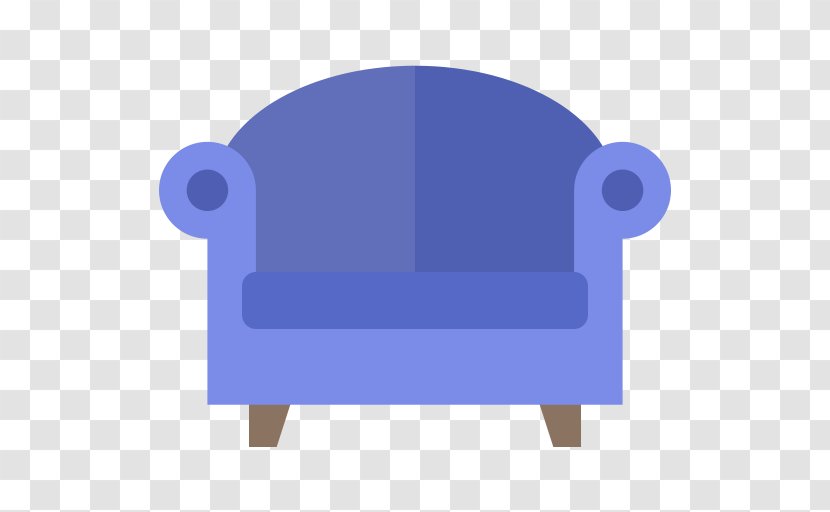 Couch Chair - Blue Transparent PNG