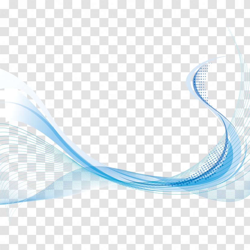 Turquoise Wallpaper - Blue - Vector Wavy Lines Transparent PNG