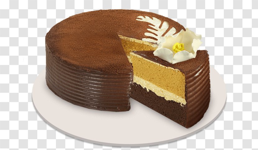Chocolate Cake Red Ribbon Cream Black Forest Gateau Cappuccino - Torte Transparent PNG