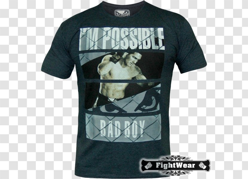 T-shirt Bad Boy Sleeve Mixed Martial Arts Clothing - Shirt Transparent PNG