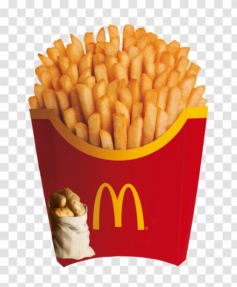 McDonald's French Fries Hamburger Cheeseburger - Potato - Menu Transparent PNG