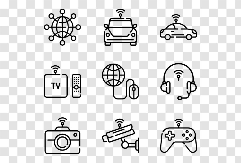 Drawing Icon Design Clip Art - Technology - Internet Of Things Transparent PNG