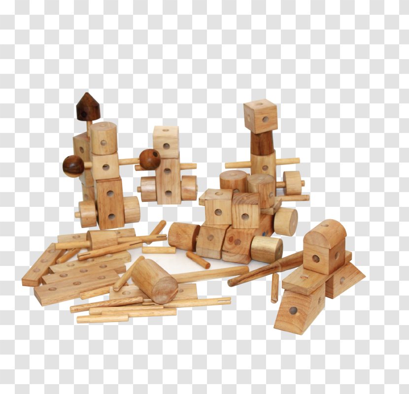 Toy Block Architectural Engineering Wood Construction Set Transparent PNG