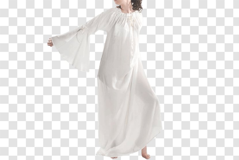 Middle Ages Gown Costume Dress Nightshirt - Clothing Accessories - Under Garments Transparent PNG