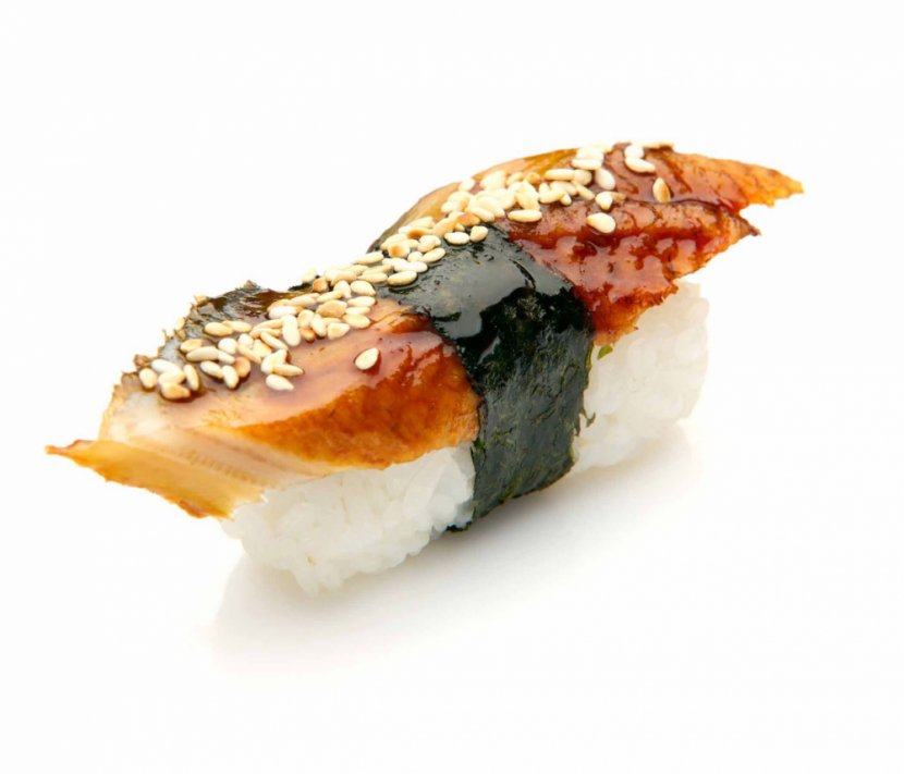 Sushi Makizushi Pizza Unagi Japanese Cuisine - Dish Transparent PNG