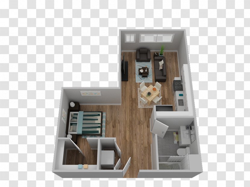 Waterbend Apartments House Floor Plan Bedroom - Apartment Transparent PNG