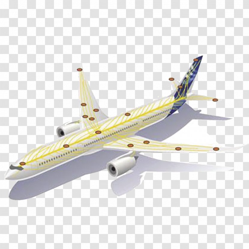 Boeing 747-400 767 757 Aktive Faser-Verbundwerkstoffe Für Adaptive Systeme Aircraft - Airbus Transparent PNG