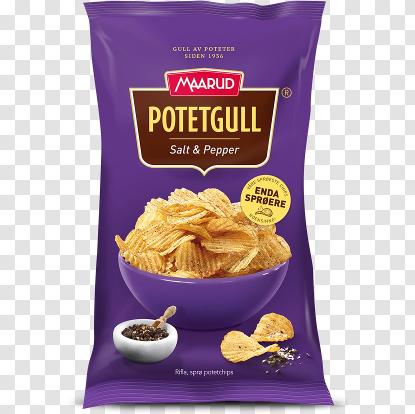 Potato Chip Maarud Potetgull Disodium Ribonucleotides Sour Cream - Onion Paprika Transparent PNG
