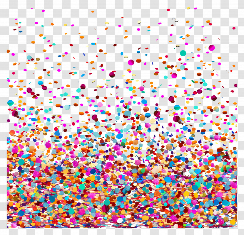Glitter Confetti - Colorful Confetti For Party Decoration Transparent PNG