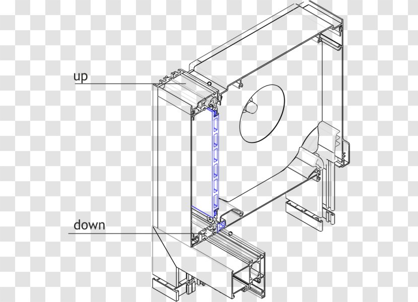 Engineering Technology Door Handle - Shading Plant Transparent PNG