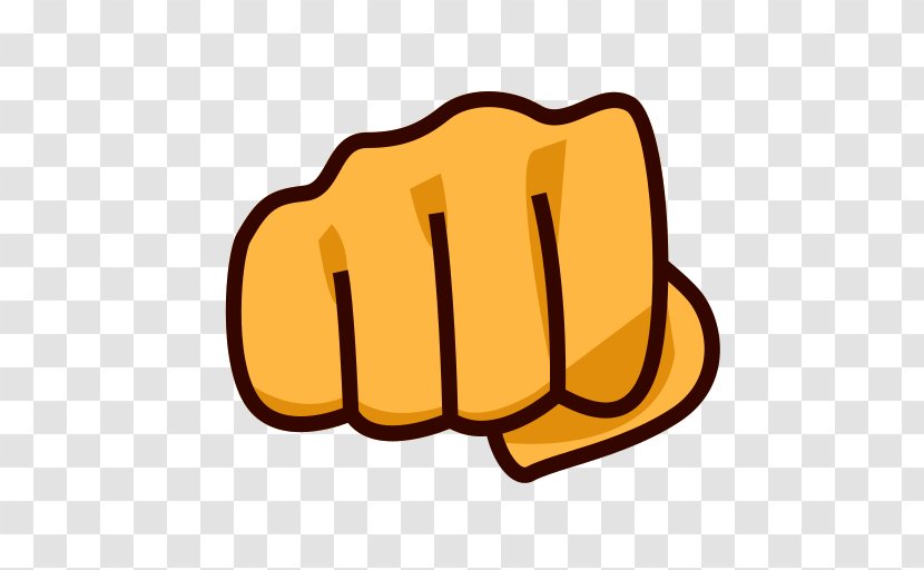 Emoji Evolution Fist Thumb Signal 絵文字 - Punch Transparent PNG