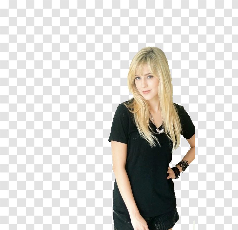 T-shirt Shoulder Sleeve Blond Brown Hair - Watercolor - Alice Transparent PNG