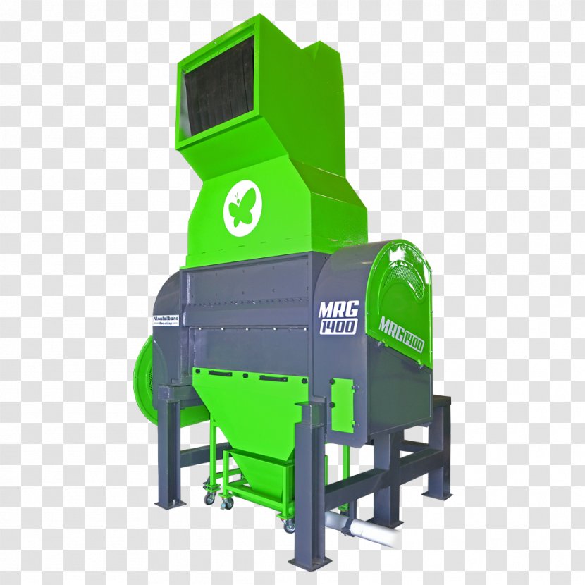 Machine Mill Industrial Shredder Recycling Plastic - Scrap - Aluminium Transparent PNG