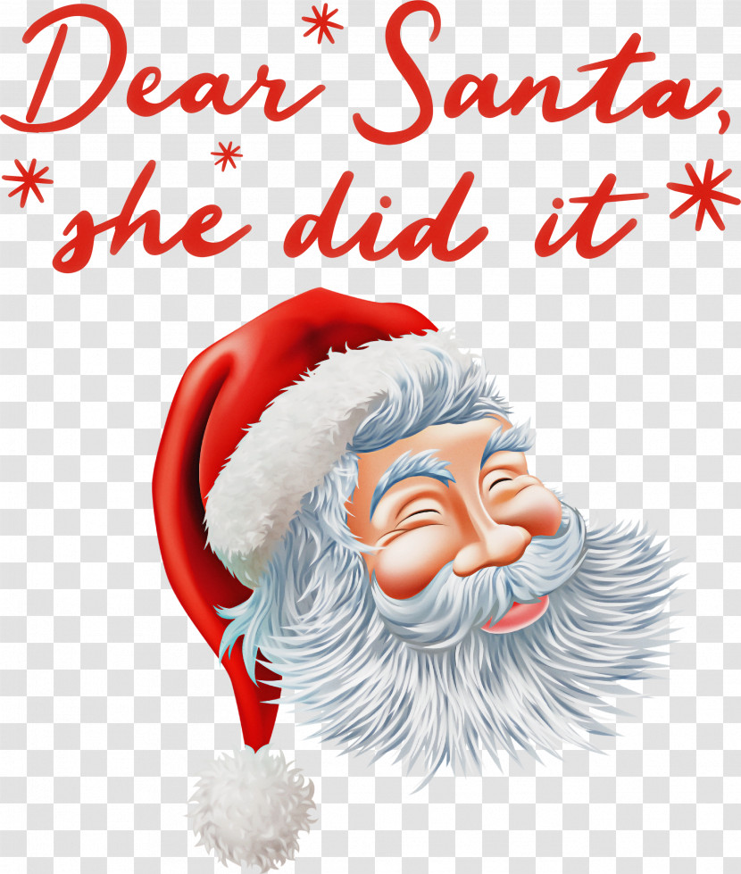 Dear Santa Santa Christmas Transparent PNG