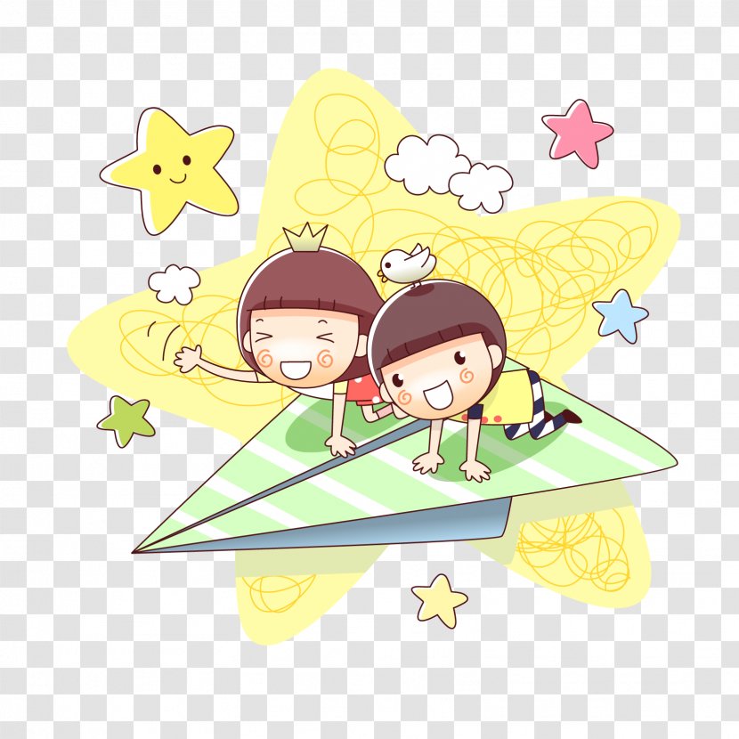 Airplane Paper Plane Image Vector Graphics - Cartoon - Anchroom Outline Transparent PNG