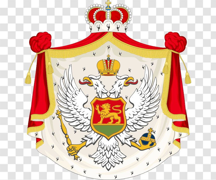 Kingdom Of Montenegro Principality Coat Arms Transparent PNG
