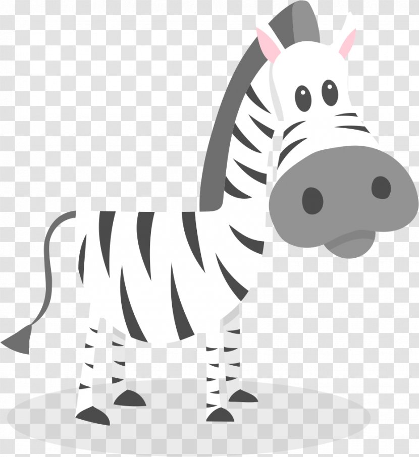 Zebra Whiskers White - Mammal Transparent PNG