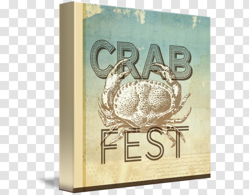 Canvas Gallery Wrap Crab Art Font - Printmaking - In Kind Transparent PNG