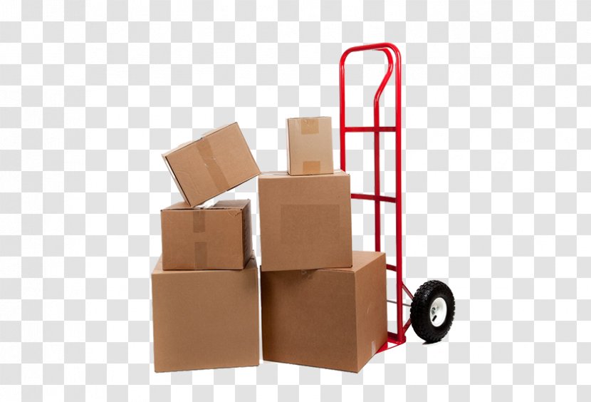 Mover Cardboard Box Hand Truck Relocation - Uhaul - Pick And Pack Transparent PNG