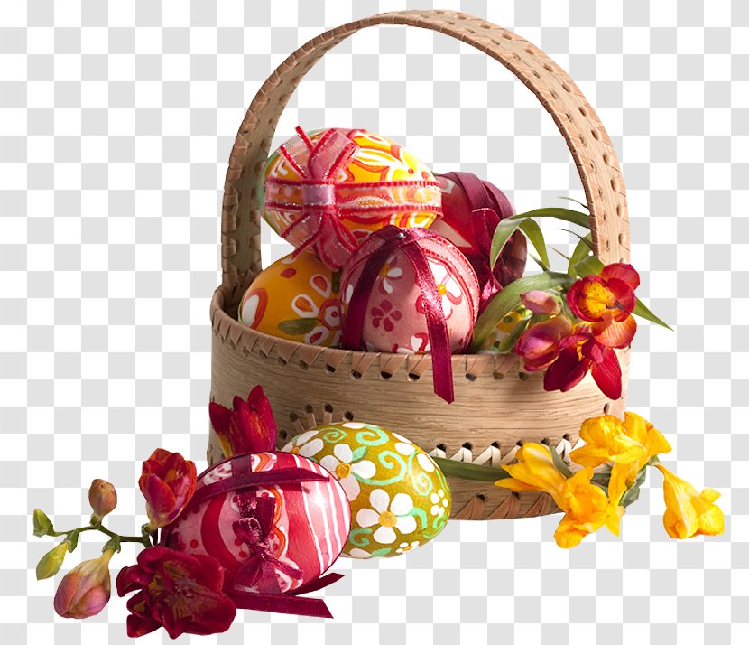 Egg In The Basket Easter - Floristry Transparent PNG