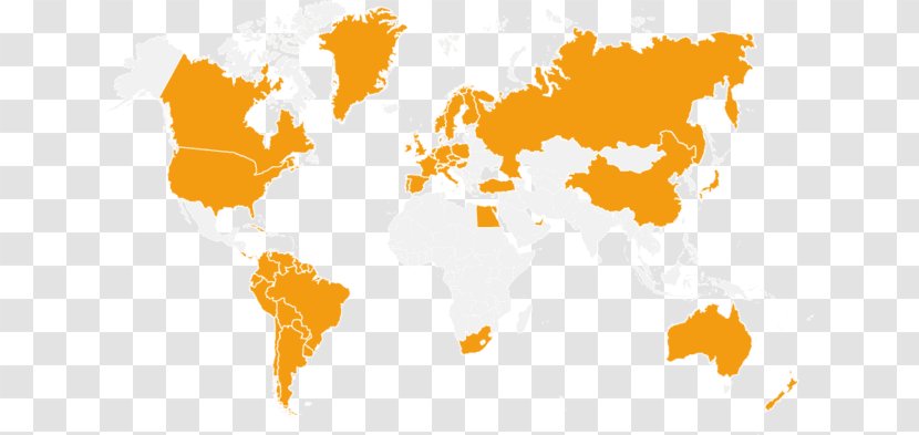 World Map Vector Graphics Royalty-free - Yellow - Does Cuba Speak Spanish Transparent PNG