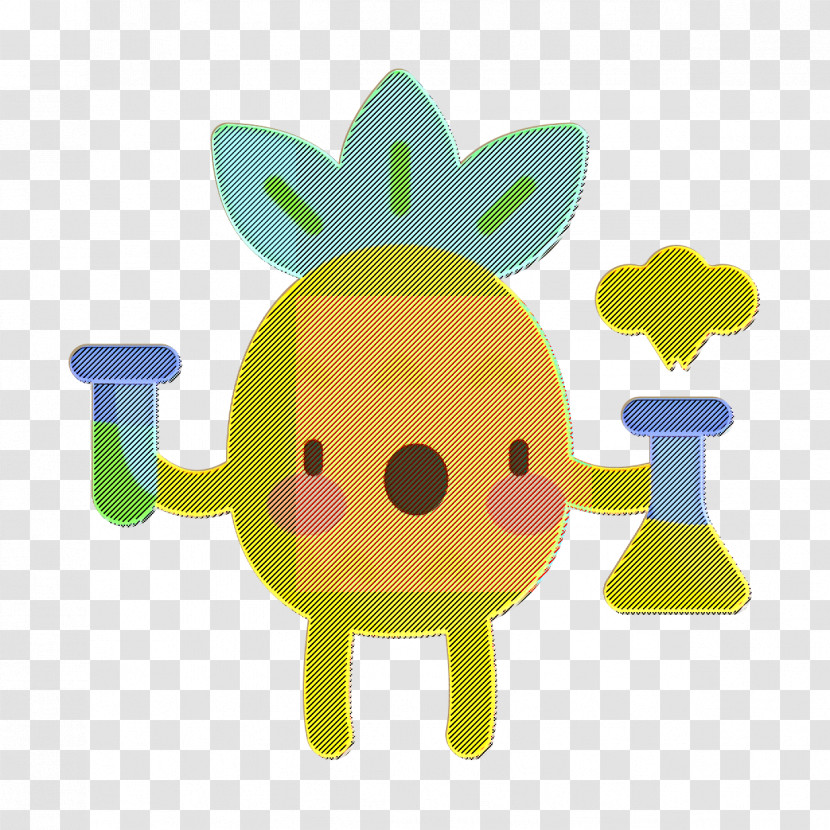 Pineapple Character Icon Scientific Icon Actions Icon Transparent PNG