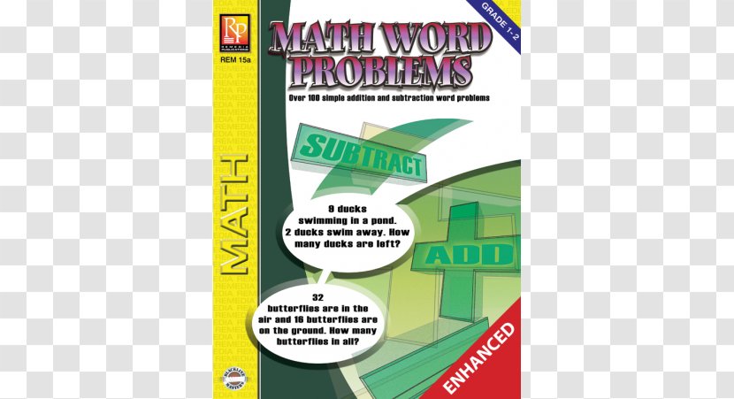 Math Word Problems (GR 1-2) - Grades 23 Enhanced Ebook - 2-3 (ENHANCED EBook) Brand Mathematics FontHandwritten Problem Solving Transparent PNG