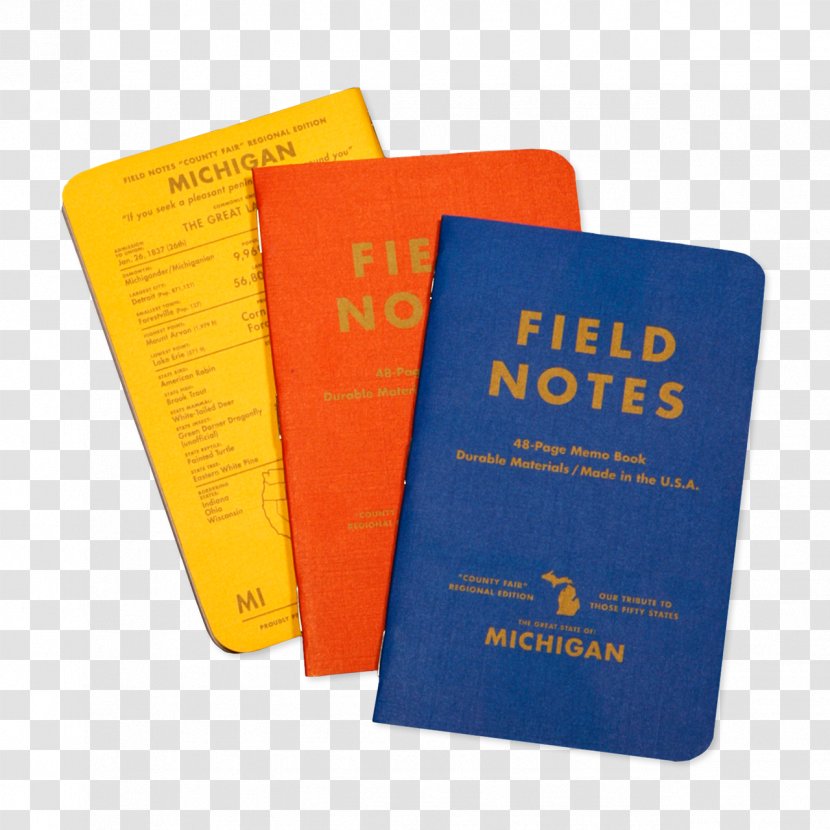 Notebook Fieldnotes Field Notes County Fair Stationery - Journals Transparent PNG