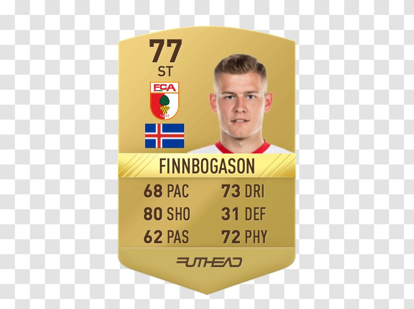 Davy Pröpper FC Augsburg Label Logo - Alfred Finnbogason Transparent PNG