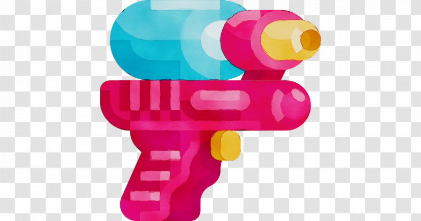 Gun Pink Water Gun Magenta Plastic Transparent PNG