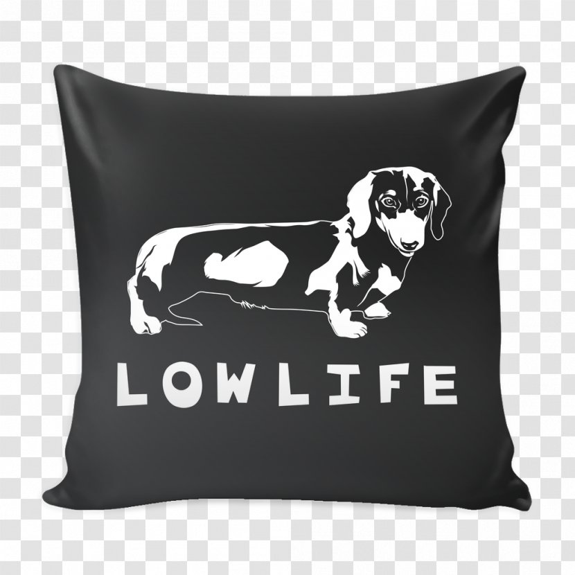 Dachshund Throw Pillows T-shirt Cushion - Clothing Accessories Transparent PNG