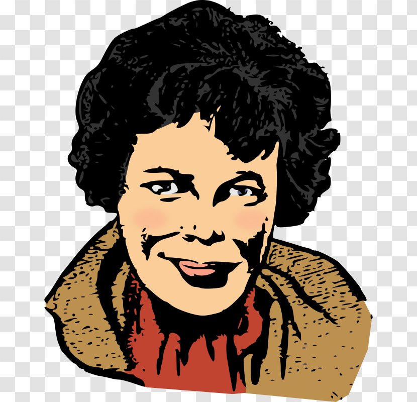 Amelia Earhart Clip Art - Face - Public Domain Transparent PNG