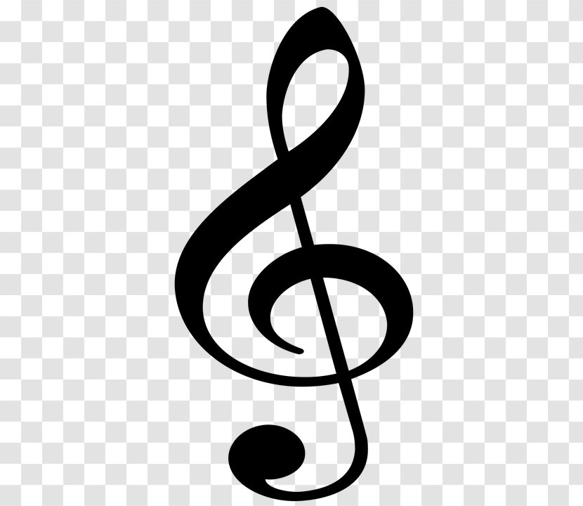 Clef Musical Note Treble - Flower - Picture Transparent PNG
