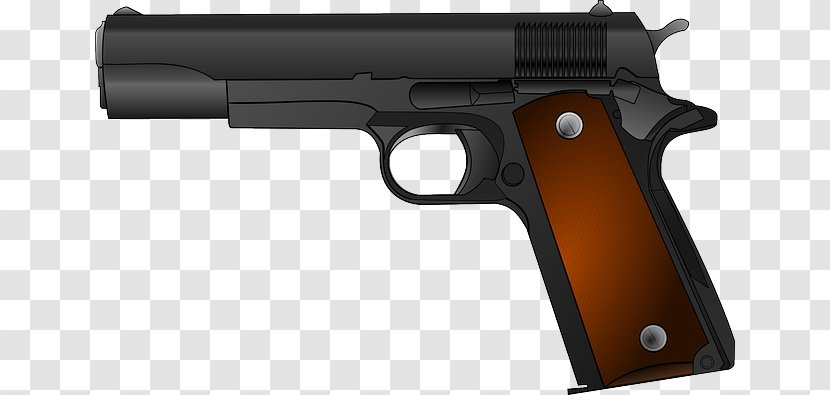 Pistol Handgun Clip Art - Firearms And Ammunition Printing Transparent PNG