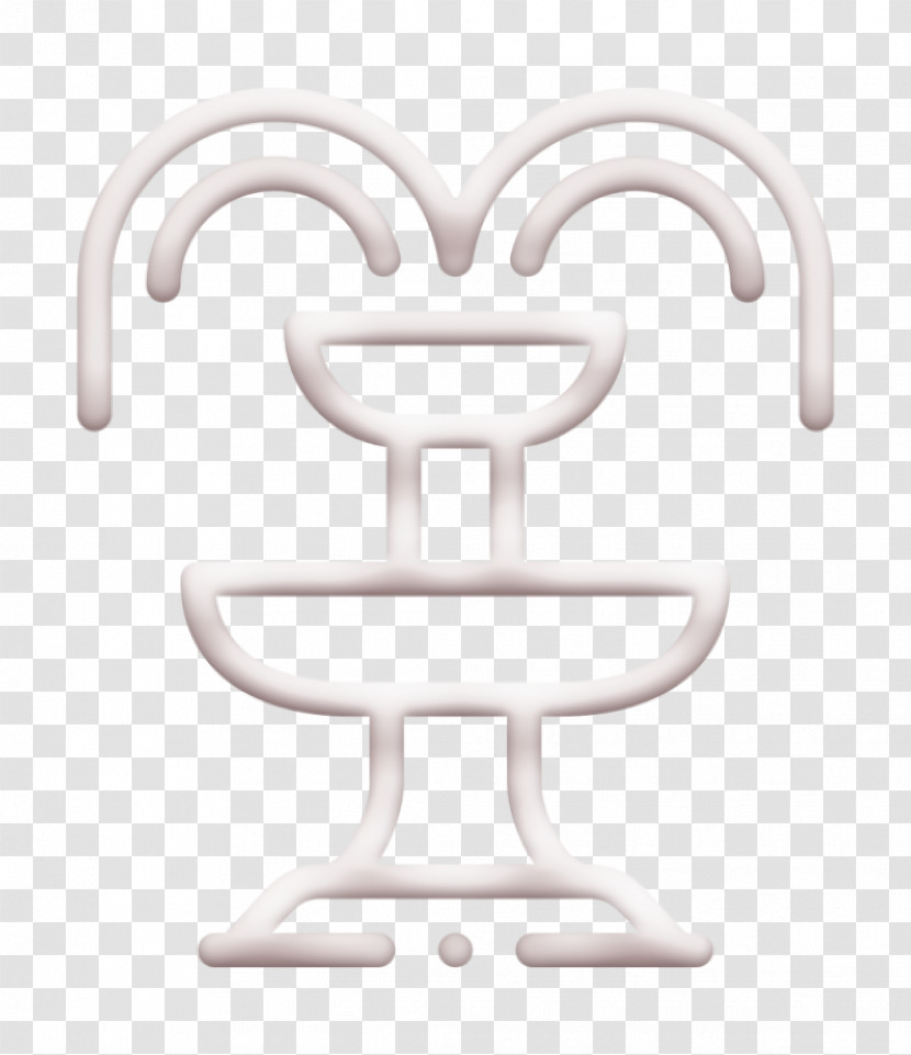 Fountain Icon Water Park Icon Transparent PNG