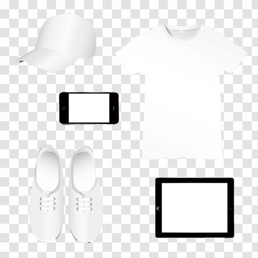 T-shirt Sleeve Brand - Shoes And Hats All Kinds Transparent PNG
