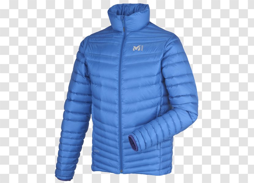 Jacket Hoodie Clothing Millet Blue - Goretex Transparent PNG