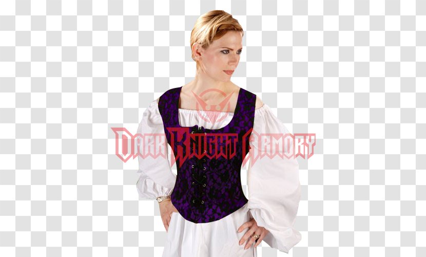 Blouse Bodice Corset Waist Costume - Peasant - Bearded Lady Transparent PNG