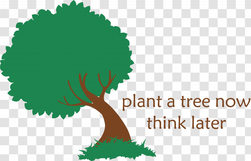 Plant A Tree Now Arbor Day Tree Transparent PNG